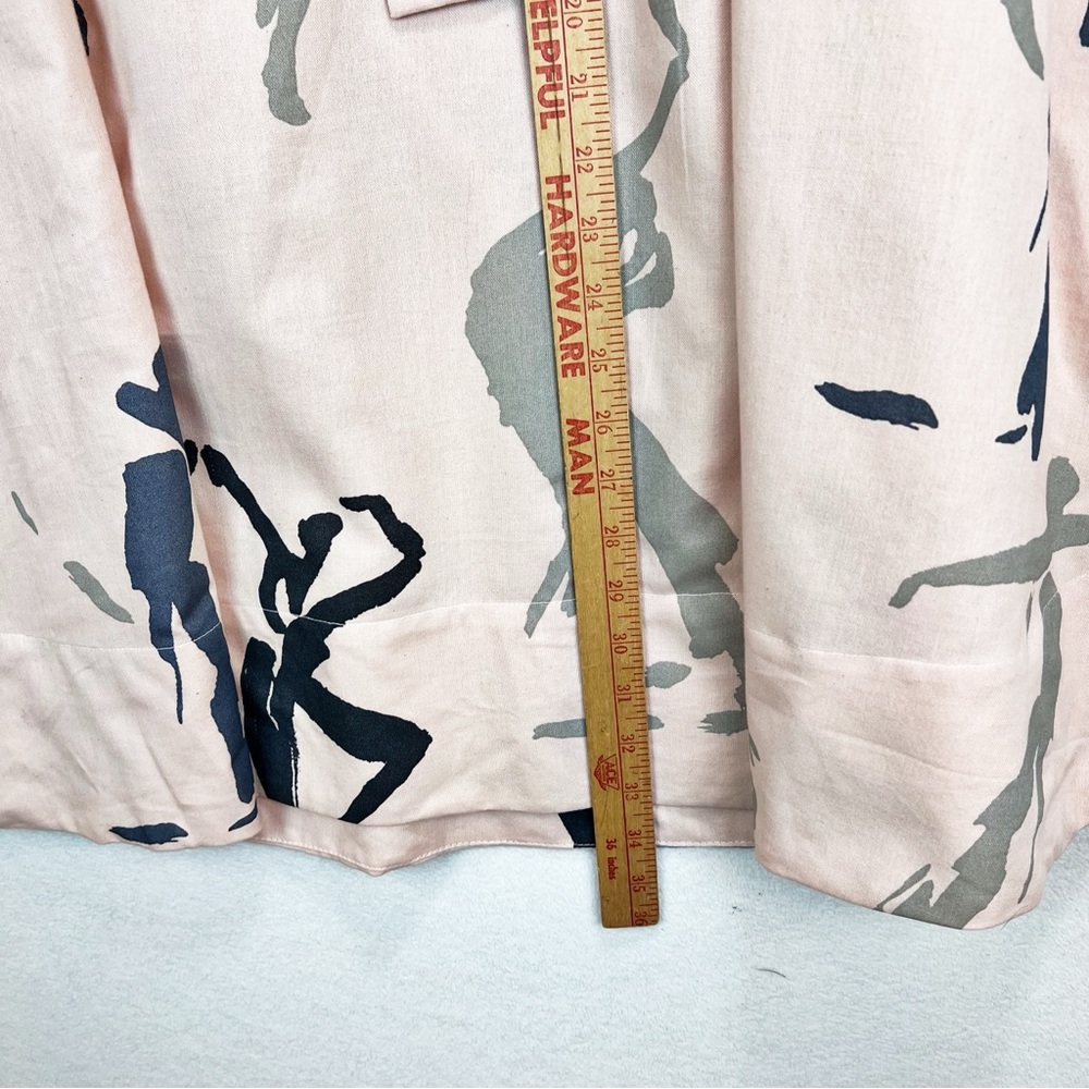 KOWTOW Audition Skirt Dancer Size M (8) Pale Pink Abstract Print Art to Wear - Picture 8 of 15